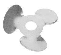 Healvian Agitatore da Laboratorio in Acciaio Inox 304 Piastra a Tre Pale da 4 Cm per Agitazione Elettrica e Miscelazione Uniforme di Soluzioni Scientifiche e Biochimiche Riutilizzabile