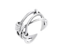 Healvian Anello Da Dito Indice A Croce Geometrica Anello Da Donna Per L'Ansia Da Dito Per L'Apertura Da Donna Anelli Anti-Ansia Anelli Da In Lega