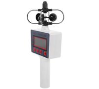 Healvian Anemometro Digitale Portatile con Schermo LCD Misuratore di Portata D’Aria Hvac Compatto e Leggero per Agricoltura Insegnamento Geografico e Gestione Forestale