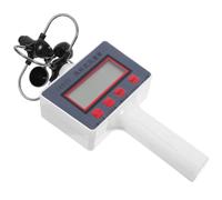 Healvian Anemometro Portatile Digitale con Display LCD Retroilluminato Misuratore di Velocità del Vento Compatto per Uso Esterno Attività Agricole Geografia e Gestione Forestale