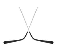 Healvian Aste di Ricambio in Acciaio Resistente per Design Singolo Dente Bracci Metallici per Montature da Sole e Vista Sostituzione Ergonomica Antistanchezza (Argento 1 Coppia)