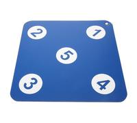 Healvian Attrezzatura per Allenamento di Scherma in Gomma Resistente Bersaglio da Parete Bifacciale Sospeso Strumento Pratico per Miglioramento Abilità e Pratica Tecnica Compatto e