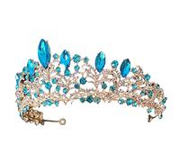 Healvian Barocca per Sposa Strass Copricapo Elegante e Delicato per Cerimonie e Feste Accessorio Leggero e Raffinato per Matrimonio Fotografia e Occasioni Speciali