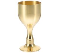 Healvian Bicchiere Pitagora in Ottone Leggero e Confortevole da Tenere, Calice Decorativo Semplice per Vino e Tè, per Riunioni Informali in Casa