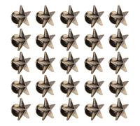 Healvian Borchie a Stella a Cinque Punte 50 Pezzi in Lega per Scarpe e Braccialetti Decorazioni Punk Fai da Te per Cinture e Abbigliamento 055 Pollici