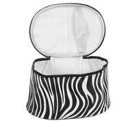 Healvian Borsa Per Cosmetici Righe Organizer Per Borsa Da Viaggio Per Trucco Leggera Ma Resistente Per Viaggi e Routine Quotidiane