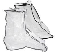 Healvian Borsa Porta Scarpe Antipolvere 2 Pezzi Riutilizzabile Cerniera per Stivali da Donna Alti Fino al Ginocchio, Organizer Traspirante per Viaggi e Casa, Custodia Protettiva