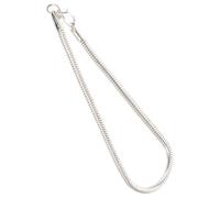 Healvian Bracciale Catena Serpente Argento Semplice Classico per Donne