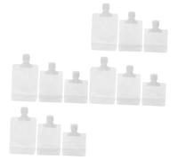 Healvian Buste Per Lozione Comprimibili 12 Pezzi (30ml, 50ml, 100ml) Sacchetti Da Viaggio Riutilizzabili e a Tenuta Stagna, Accessori Compatti Per Cosmetici, Per Viaggi e Uso Quotidiano