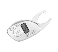 Healvian Calibro Digitale Plicometria Misuratore Di Grasso Corporeo Portatile Display Lcd Argento Strumento Di Misurazione Pieghe Cutanee Per Palestra e Controllo Salute Personale