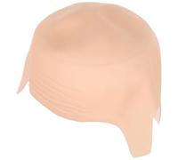 Healvian Calotta Calva in Gomma Beige Riutilizzabile per Costumi di Carnevale e Feste a Tema, Aspetto Realistico Unisex per Adulti e Performance Teatrali