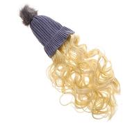Healvian Cappello Invernale Con Berretto Elasticizzato Con e Ondulati Per Donne e Cosplay Facile Indossare e Abbinare