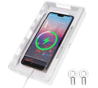 Healvian Cassaforte Elettronica Trasparente per Telefono Cellulare Chiusura a Doppia Chiave Scatola di Sicurezza Temporale per Studenti per Concentrazione e Autodisciplina Armadietto di