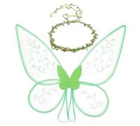 Healvian Cerchietto Fatine con di Farfalla e Costume da Festa per Ragazze Tulle per Party Mascherata e Cosplay