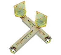 Healvian Cerniera ad Angolo Regolabile per Lettino da Massaggio Asta Supporto Telescopica 5 Posizioni in Acciaio per Impieghi Gravosi, Meccanismo Stabile per Tavoli da Spa e Scrivanie