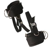 Healvian Cinghie per Caviglie Sportive Regolabili Doppio d Anello Set da 1 Pezzo per Allenamento Gambe Macchina a Cavo Compatibili Manubri Superficie Liscia per Comfort e Durata per