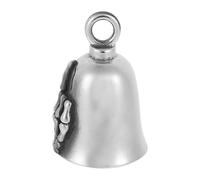 Healvian Ciondolo Campanella Piccola Stile Retrò in Acciaio Lucidato Campanello Decorativo per Motocicletta Accessorio Vintage per Bracciale e Collana Regalo per Appassionati di Moto