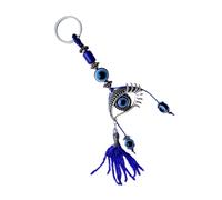 Healvian Ciondolo Portachiavi Occhio Malocchio Blu Turco Accessorio Decorativo per Borse e Protezione Sfortuna Premium Resistente e Duraturo