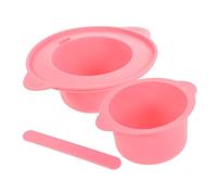 Healvian Ciotola in Silicone Per Mescolare Maschere Di Bellezza Resistente Al Calore Semplice Ciotola Per Sciogliere La Cera Accessorio Per Maschere Autoprodotte e Scaldacera Per Applicazio