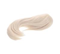 Healvian Clip Di Parrucca Bianca Da Donna Clip Di Estensione Dei Parrucca Da Donna Finto Parrucchino Parrucca Da Vecchia Signora Canta Per Posticci Finti Beige Fibra Chimica