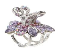 Healvian Clip Per Decorativa Glitter Piccola Pinza Forma Di Mascella Accessorio Elegante Per Donne e Ragazze Per Feste e Uso Quotidiano