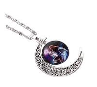 Healvian Collana Acquario piccolo di moda collane lungo delicato figlia collana per ragazze accessorio per il collo gioielli per il collo della ragazza Collana presente Collana lega