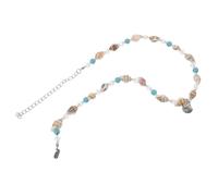 Healvian collana bohémien collana boho pearl necklace Collana leggera collana per donna Collana a pendente perla collana di conchiglie per le donne accessorio della clavicola Perline