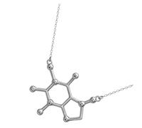 Healvian Collana Con Ciondolo A Forma Di Caffè Collana Personalizzata Da Donna Collana Con Ciondolo A Forma Di Molecola Collana Di Laurea Per Studenti Di Chimica Collana Per Amanti Del