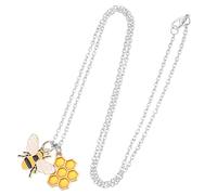 Healvian Collana Con Ciondolo A Nido D'Ape Collana Con Ciondolo Ispirato Alla Collana Ape Collana Con Ciondolo Ape Collana Minimalista Alla Moda Collana Con Ciondolo A Nido