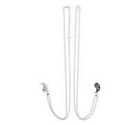 Healvian Collana Metallo Ciondolo Yin Yang Collana Per Amori e Amici Design Unico Che Simboleggia Legame e Affetto