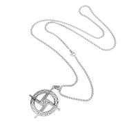 Healvian Collana St Brigids Cross Religiosa Unisex Amuleto Croce Cattolica in Argento Gioiello da Preghiera Benedetto per Uomo e Donna Pendente Crucifisso Spirituale