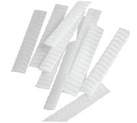 Healvian Copertine per Pennelli Trucco in Rete Plastica Pe 100 Pezzi 7x1 Cm Protezione Traspirante Custodie Protettive per Make Up da Viaggio e Uso Quotidiano