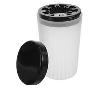 Healvian coppa per pennelli per nail art tazza per gel UV coppetta per togliere lo smalto tazza porta pennelli per nail art tazza per rimuovere i pennelli per nail art plastica Transparent