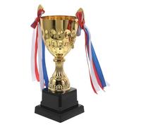 Healvian Coppa Resistente nel Tempo d'oro per Studenti in Metallo con Design Professionale ed Elegante per Competizioni Sportive e Premiazioni Scolastiche