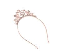 Healvian Corona Principessa Anni Con Numeri Fascia Per Capelli Donna Adulta Per Festa Compleanno Accessori Eleganti