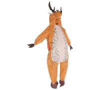 Healvian Costume da Cervo Gonfiabile in Materiale Durevole, Tuta Cosplay per Eventi e Feste in Maschera per Adulti Colore Casuale