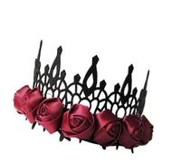 Healvian Crown Hairband Strega Per Halloween Accessorio Per Costumi e Fotografie Per Feste e Celebrazioni Facile Indossare e