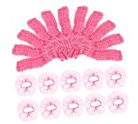 Healvian Cuffie da Doccia Donna Elastiche Impermeabili Grandi 44cm 500 Pezzi Monouso per Chioma Lunghi e Ricci Salone Spa Hotel