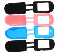 Healvian Custodia Protettiva in Silicone per Saturimetro da Dito 4 Pezzi, Garantisce Sicurezza e Praticità per Uso Domestico in Viaggio Colore Casuale