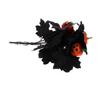 Healvian Decorazione Foglia Di Simulazione Arredamento Di Halloween Foglie D'autunno Caduta Foglie Rami Decorazioni Di Zucca Di Halloween Arredamento Per La Casa Forme Grazie Black Schiuma