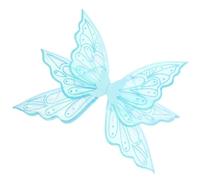 Healvian di fata farfalla decorazioni arredamento compleanno pastello rosa buio ala per per del costume da fata da festa delle fate filato Sky-Blue