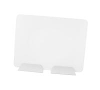 Healvian Divisorio per Scrivania in Acrilico 30x40 Cm Base Plastica, Pannello Privacy da Tavolo Removibile per Ufficio, Scuola e Spazi di Lavoro Condivisi, Facile da Pulire e Resistente