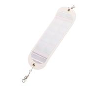 Healvian Esca da Pesca per Traina Flasher in ABS 8 Pollici Superfici Riflettenti ad Alta Intensità, Lampeggiatore da Traina Resistente per Acqua Profonda Connettori Integrati e Design