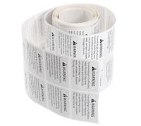 Healvian Etichette Adesive di Avvertimento Soffocamento 4X3 CM Adesivi Autoadesivi per Sacchi da Imballaggio Rotolo da 500 Pezzi Avviso Sicurezza per Sacchetti di Plastica