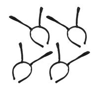 Healvian Fascia per Chioma 4 Pezzi Antenne Ape Nere, Accessorio Versatile per Costume Insetto, per Cosplay e Feste di Halloween