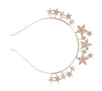 Healvian Fascia Per Decorata Con Stelle Strass Cerchietto Elegante Per Donne e Ragazze Accessorio Moda Per Occasioni Speciali e Feste