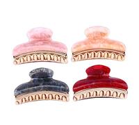 Healvian Fermagli Per A Forma Di Mascella 4 Pezzi Design A Guscio Di Fermagli Per A Tenuta Forte Per Donne Ragazze E Donne Accessorio Per La Doccia