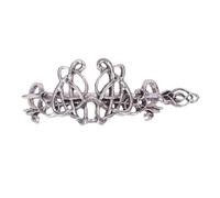 Healvian Fermaglio Vintage con Nodo Celtico in Argentata Bastoncini per Etnici Accessorio per Acconciature Eleganti e Retrò