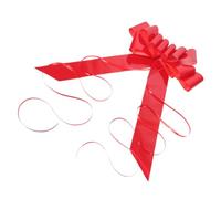 Healvian Fiocco Decorativo Grande per Auto Matrimonio, Pvc Rosso 31 Pollici | Auto degli Sposi e Cerimonie di Fidanzamento, Leggero, Removibile, Riutilizzabile, Adatto a Modelli Diversi
