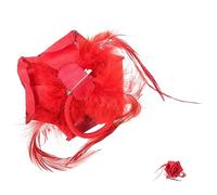 Healvian fiori per accessori per hair charms hair jewelry corpetto floreale elastici per con fiori di rosa fiore all'occhiello del corpetto fermaglio per a fiore